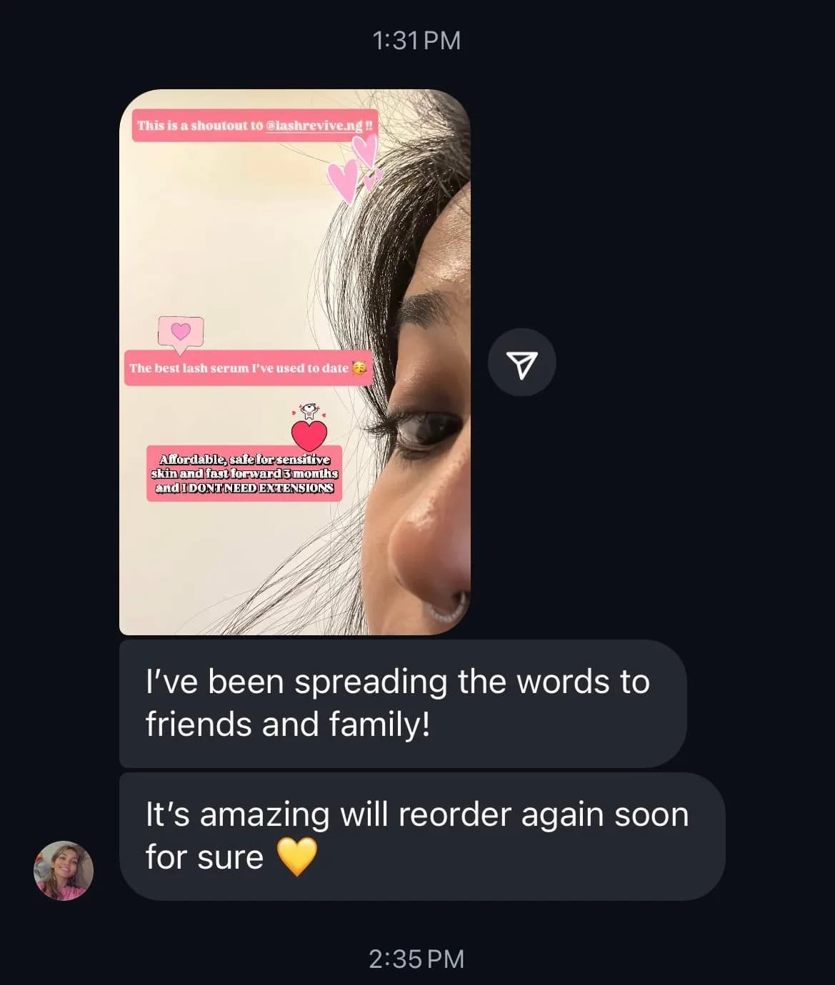 Customer review 1